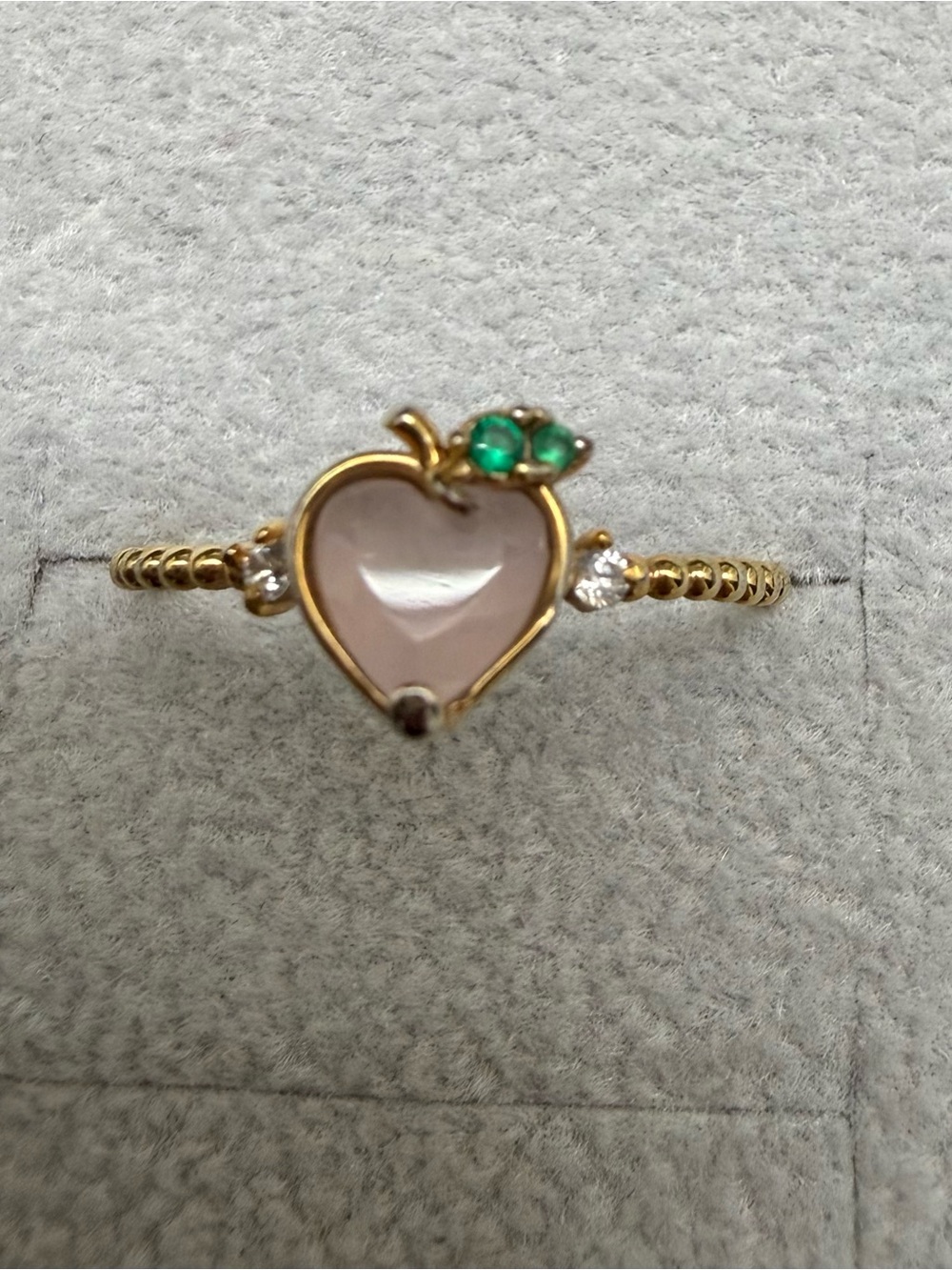 Girls Crew Perfect Peach ring. Size 7